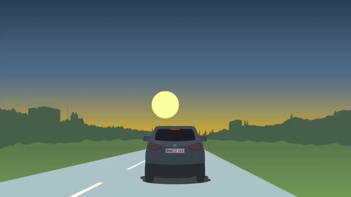 Skal du ud og køre i aften – måske hjem fra et familiebesøg? 🌒🚗
Uanset dit ærinde, så husk at tænde nærlyset – så er du sikker på, at der er lys i baglygterne. #sikkertrafik #politidk https://t.co/HQ53XXvIDW