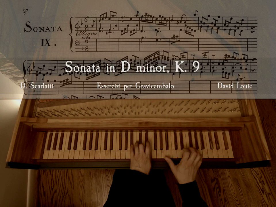 🎭 .. e se lo ascoltassimo, Domenico Scarlatti (nato oggi nel 1685)? Vi proponiamo un estratto dalla Sonata in re minore K9 così com'è nata, ovvero per clavicembalo, ché all'epoca il pianoforte non esisteva. Buon ascolto, amici! 🎭 https://t.co/AM9dBqAHmD