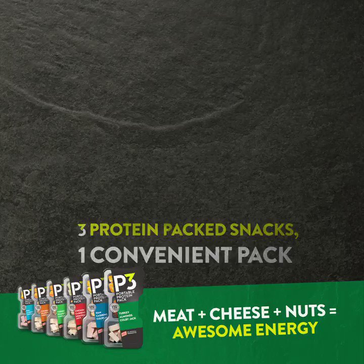 When you need a protein packed snack, reach for a P3. Made with meat, cheese AND nuts because 3️⃣ proteins are more awesome than 1️⃣. https://t.co/1GCDbpe9N6