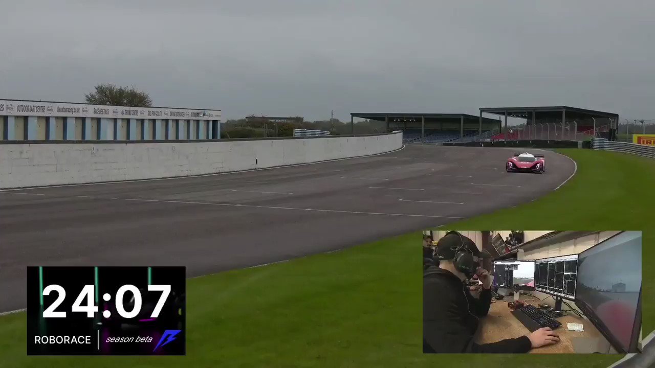 [情報] 自動駕駛賽車進行賽道測試，開跑後的結果