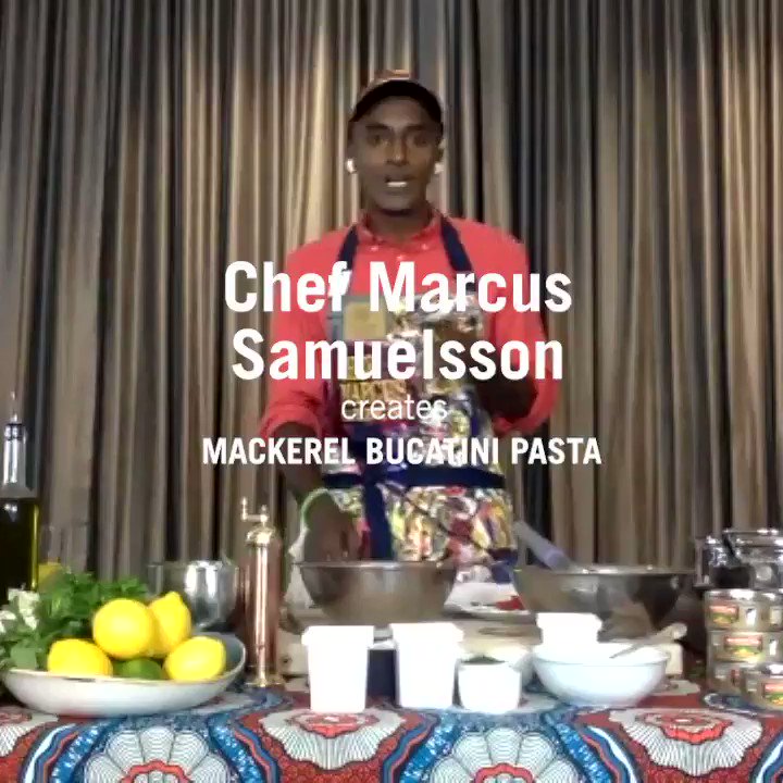 Miss our virtual cooking demo? Chef Marcus Samuelsson @MarcusCooks creates a special Bucatini with King Oscar Mackerel Fillets for a Mediterranean-style pasta dinner done royally. Head over to https://t.co/dCYa8tVerR to see the full demo and get the recipe! #kingoscarseafood https://t.co/bKrpp7f4rl