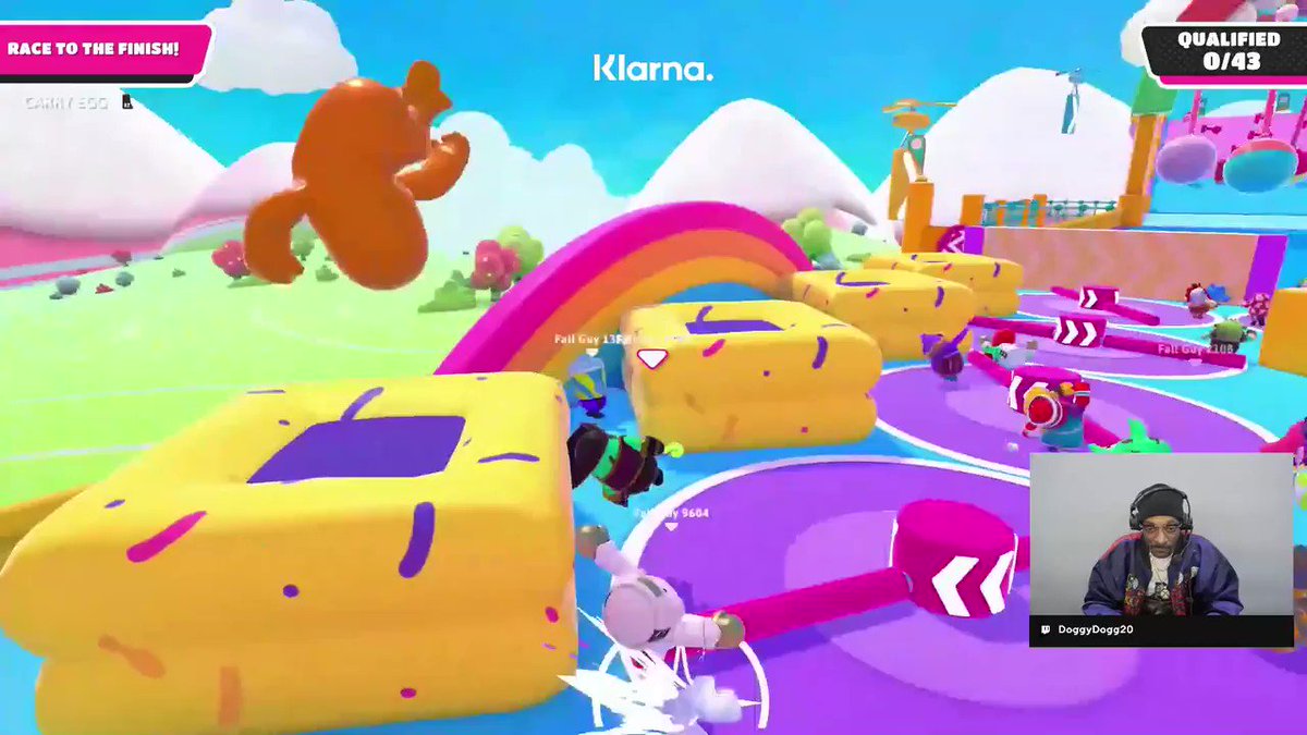 Fall Guys | Oliver gone ๐ซ๐ถ๏ธ | (@FallGuysGame) on Twitter photo 30/10/2020 00:07:53 Just watched @SnoopDogg get an EZ qual on @KittyPlays' stream ๐คฏ twitch.tv/kittyplays Just watched @SnoopDogg get an EZ qual on @KittyPlays' stream ๐คฏ twitch.tv/kittyplays