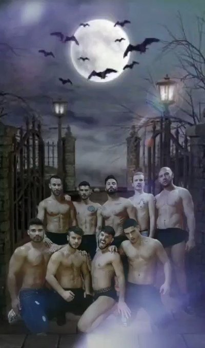 It comes out tonight our Halloween special on  https://t.co/EySW7I5mEe 🧛&zwj;♂️VAMPIRES🦇 With: @GustavoCruzxxx @_superpol_ @ANDREA_SUAREZ_X @BastiankarimXXX @manuelreyesxxx @maxzarec @jason_seoulxxx @DannGreyXXX @Reyallenking<a href="/tag/lucasmen"class="tags"><span>#lucasmen</span></a>