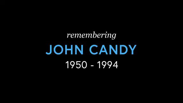 Happy John Candy Day and Happy Birthday to the legend John Candy who would have been 70 today... 