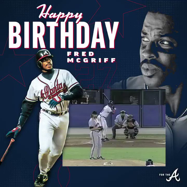 Happy Birthday to legend Fred McGriff! 