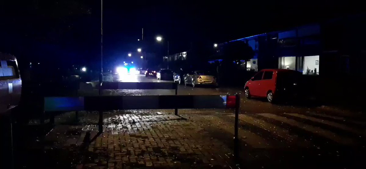 Melding brandweer Stadsdennen inzake schoorsteenbrand