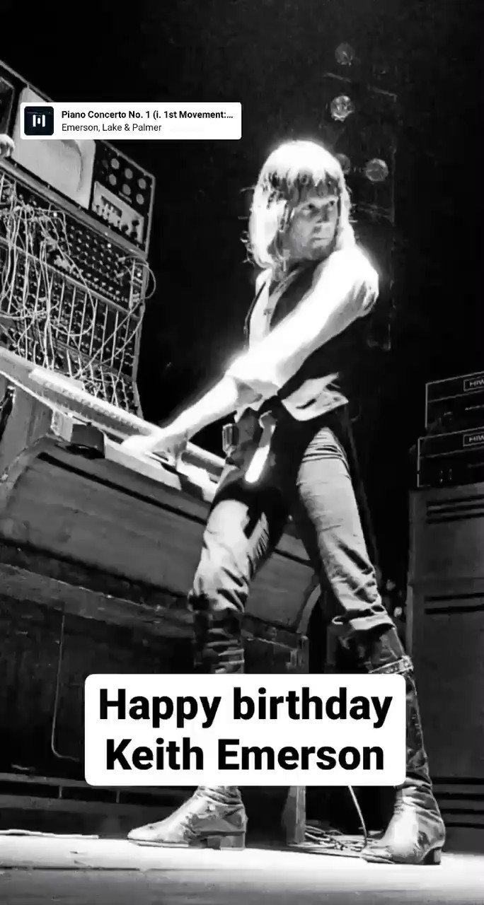 Happy birthday Keith Emerson 