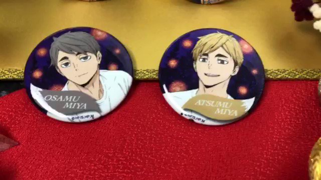 ハイキュー 稲荷崎缶バッジセット ジャンプショップ店舗限定 新品未