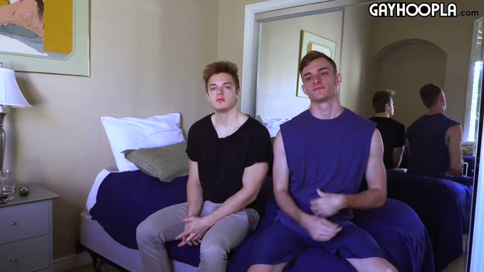 They were both going to do scenes with someone else... but when we showed up with the camera to film