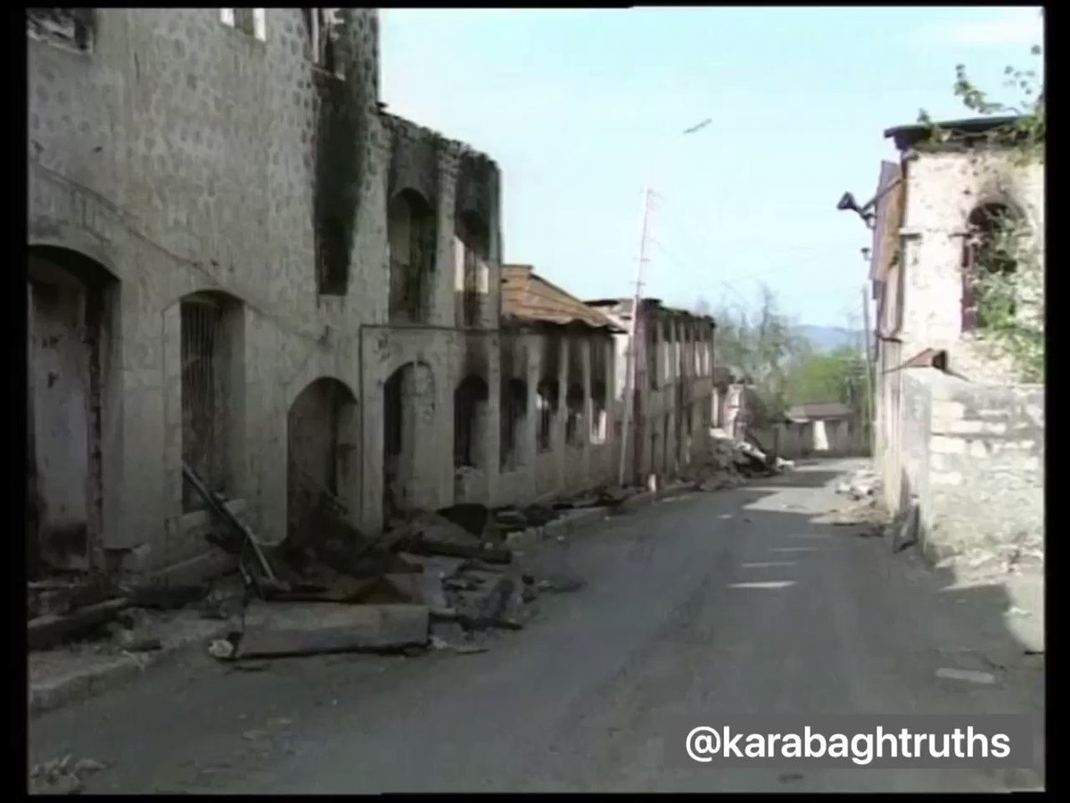 RT @NasimiAghayev: Saatli Mosque in Shusha, Azerbaijan was deliberately destroyed by Armenia  https://t.co/mzCxr1Xjc3