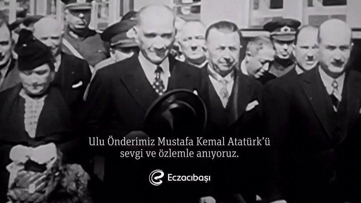Bu saygı duruşu, gerçekleştirdiğin tüm hayallere...
Ulu Önder Gazi Mustafa Kemal Atatürk'ü sevgi ve özlemle anıyoruz. #10Kasım #Eczacıbaşı https://t.co/EhhSC2Eopl