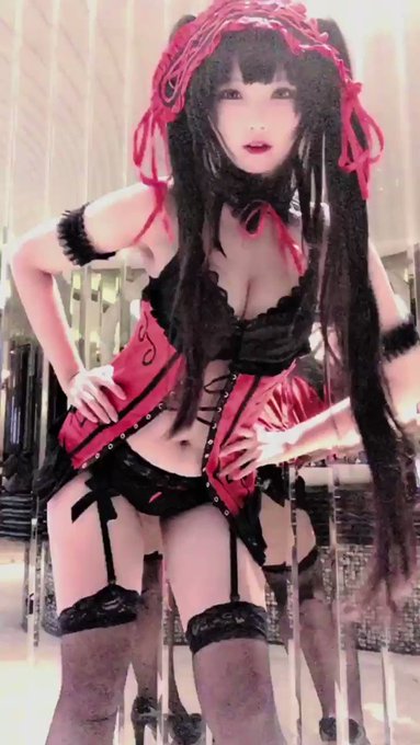 コスプレイヤーNeneko肉肉のTwitterエロ動画1