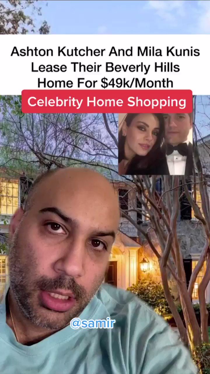 1 Samir On Twitter On Tonight S Celebrity Home Shopping We Looked At Mila Kunis And Ashton Kutcher S Recently Listed Beverly Hills Home Https T Co Liovowwuwn Twitter
