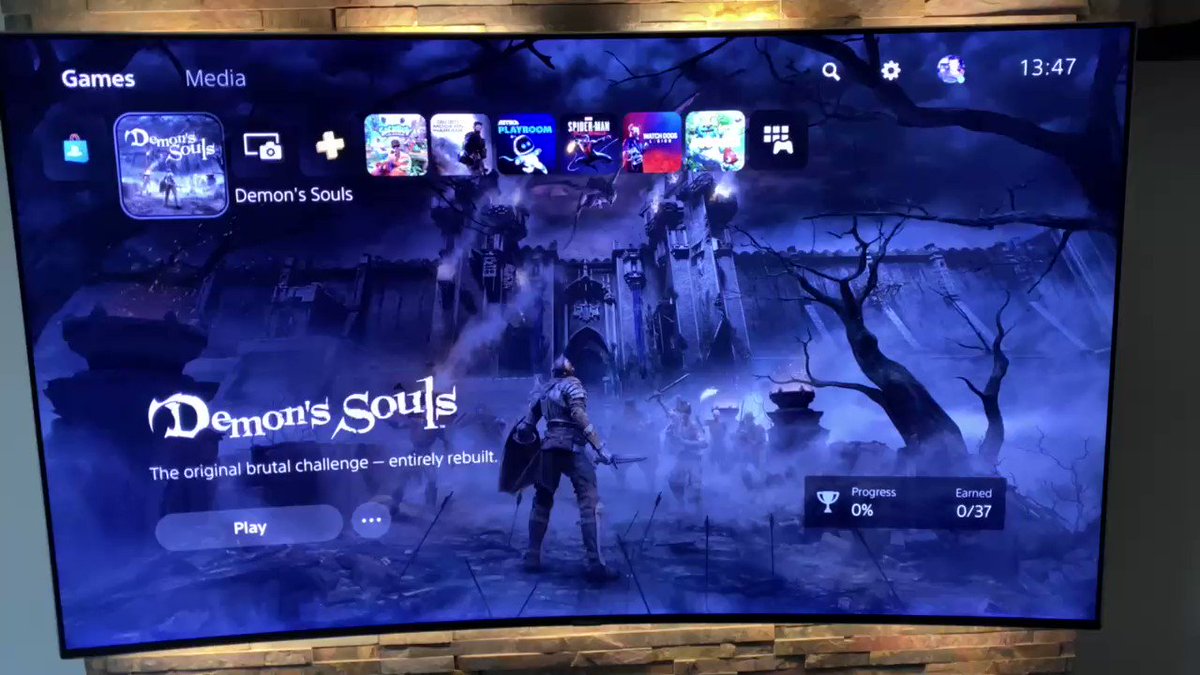 Все фильтры картинки в ремейке Demon's Souls и видео с «холодным» запуском игры на PS5