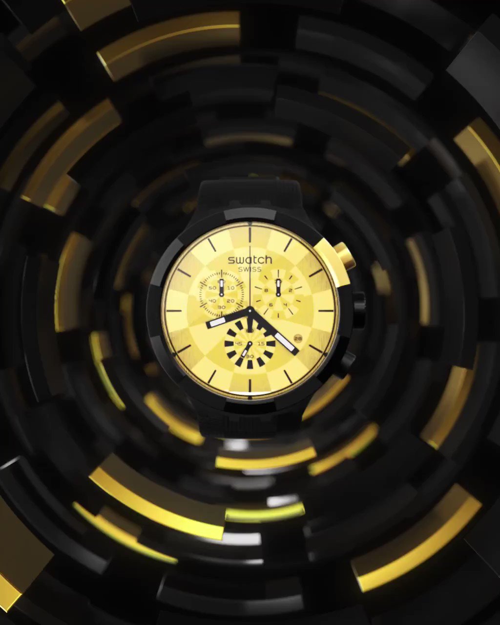 Swatch checkpoint golden sale