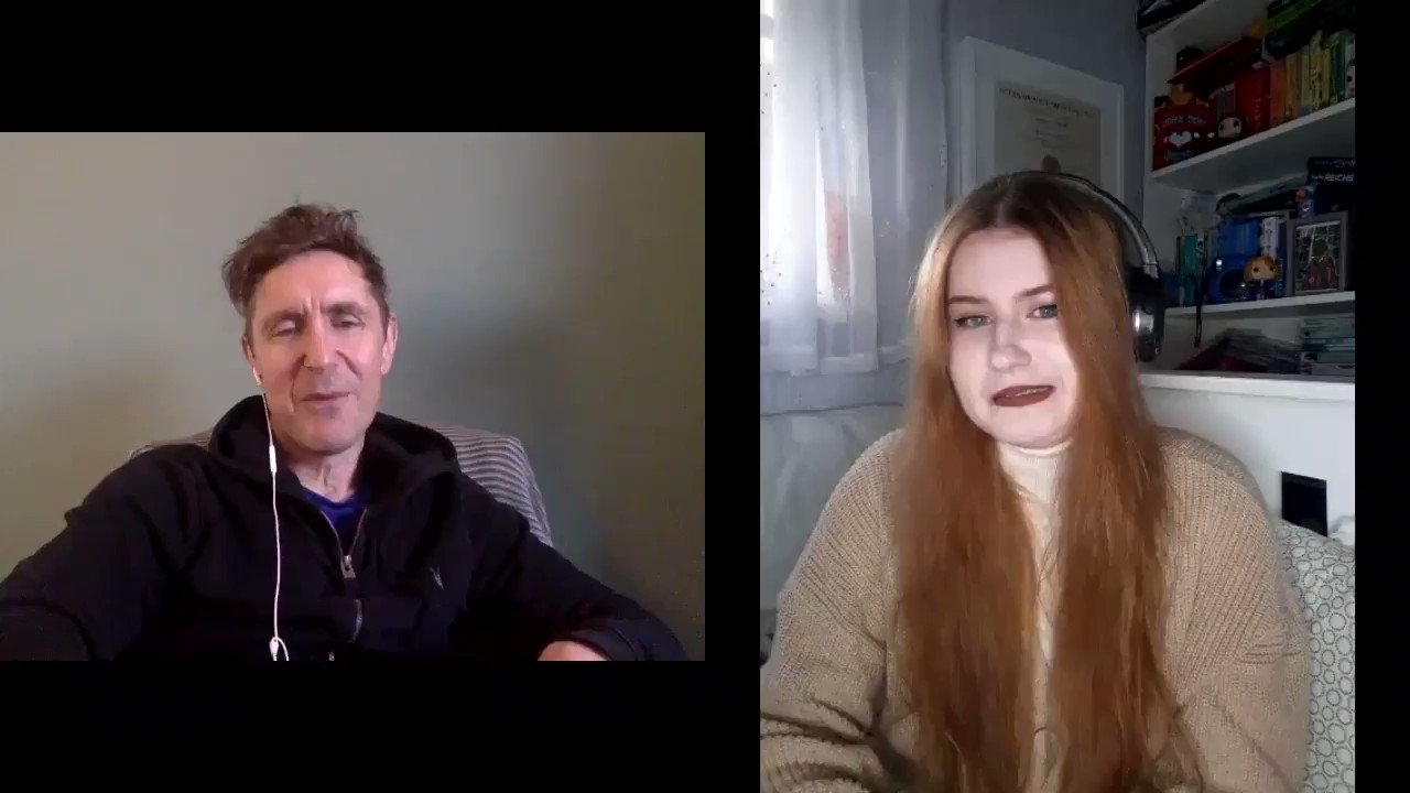 Happy birthday, Paul (McGann) thank u for all the dad wisdom and advice and see you in April x 