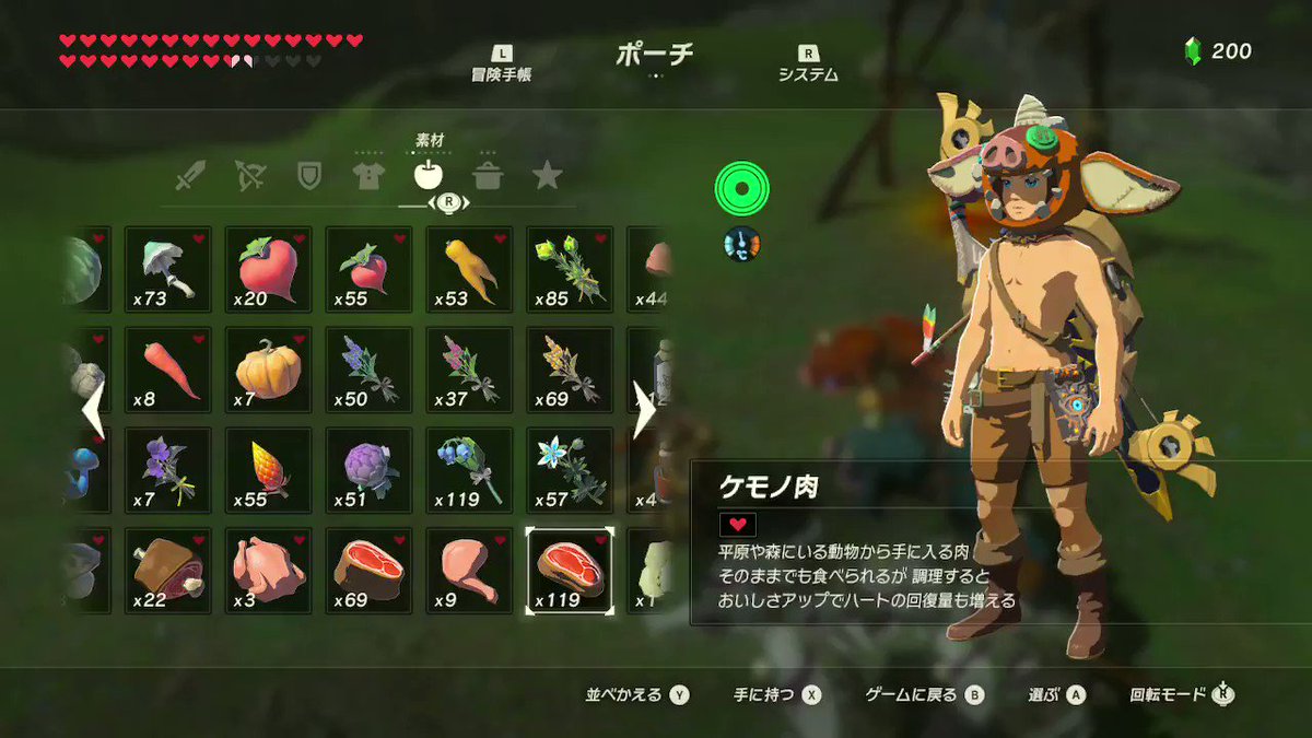 自由に遊ぶ2周目のbotw Min T ミント