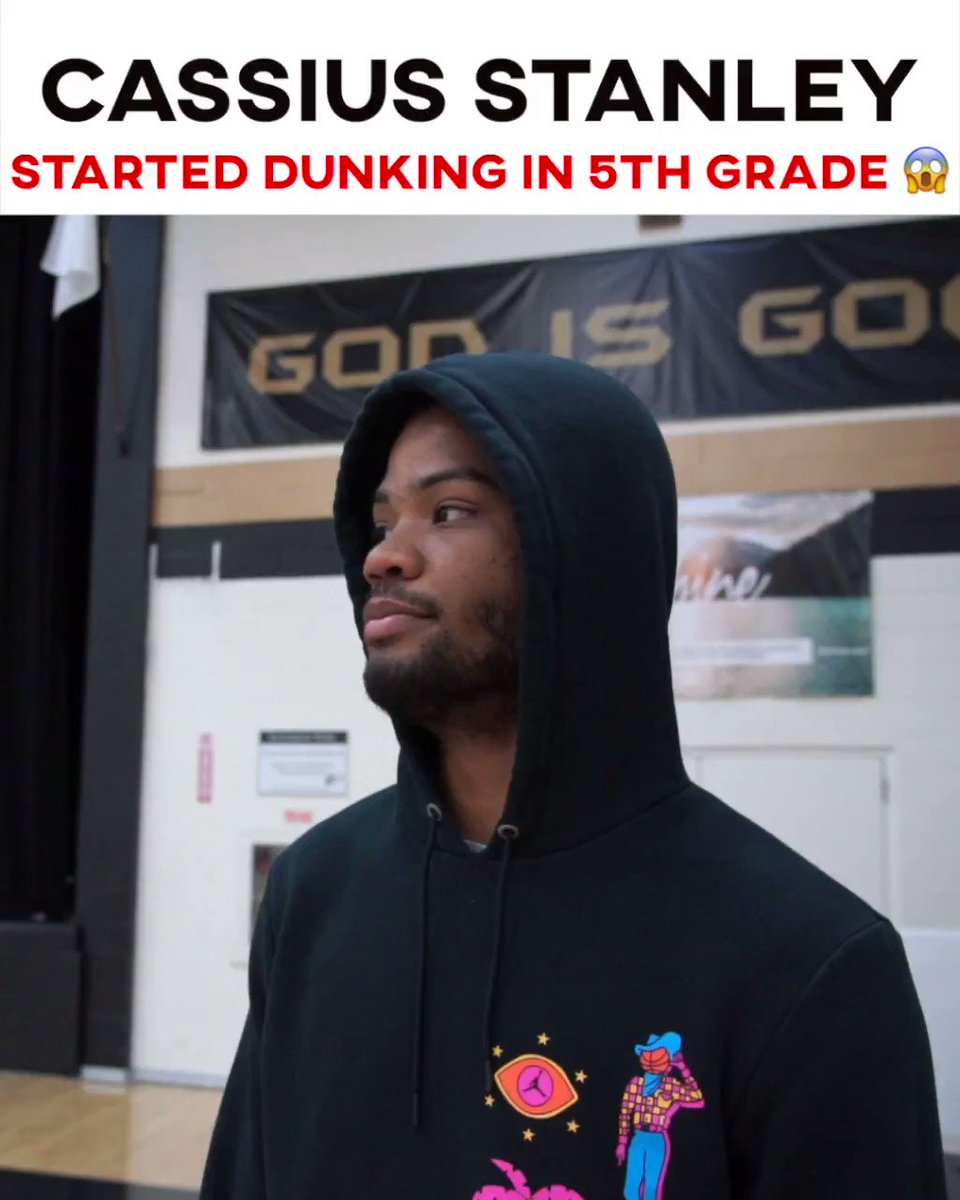 NBA Draft Prospect Cassius Stanley started dunking in the 5th grade 😳 his athleticism is crazy with @AthleticGaines and @travellegaines 🤯 @cassius_stanley https://t.co/kD48D7V64G