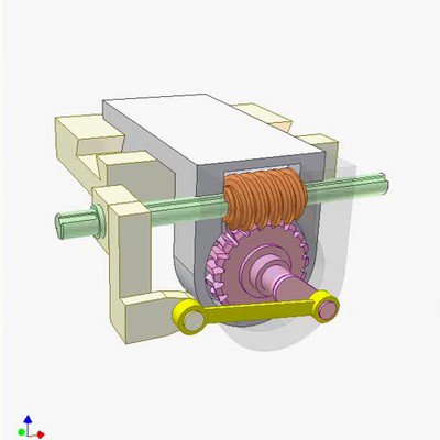 Worm Drive and Linkage Mechanism