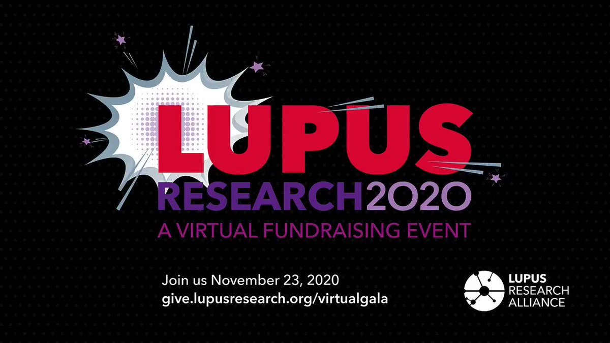 Join us at 7pm EST for our virtual fundraiser: Lupus Research 2020 honoring Jenny and Spencer Zwick, & featuring @selenagomez @ladygaga @WillieGeist @brendablackmon @normlewis777
& many more! #LupusResearchAlliance2020
Join us tonight: https://t.co/C2jZyVUWVt
Enter PIN: LRA20 https://t.co/9aU7cZ2a5G