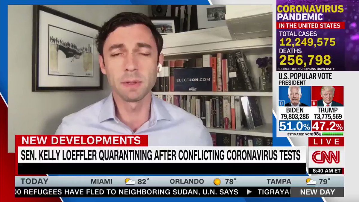 Senators Perdue and Loeffler need to begin requiring masks at their events and complying with CDC guidelines.
There needs to be accountability for these political campaigns. https://t.co/EEInLHkv4C