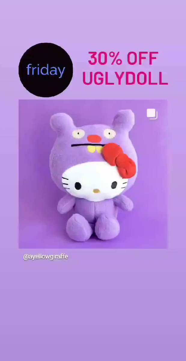 Black friday starts NOW! 30% off Uglydoll products thru Tuesday 11/24/2020 #uglydoll #hellokitty #Funko #BlackFridayDeals #BlackFriday #BlackFriday2020 #holidays #thanksgivingshopping #Thanksgiving2020 #shopsmall #supportsmallbusiness #brea #YorbaLinda #lahabra #placentia https://t.co/yFQnirq3ne