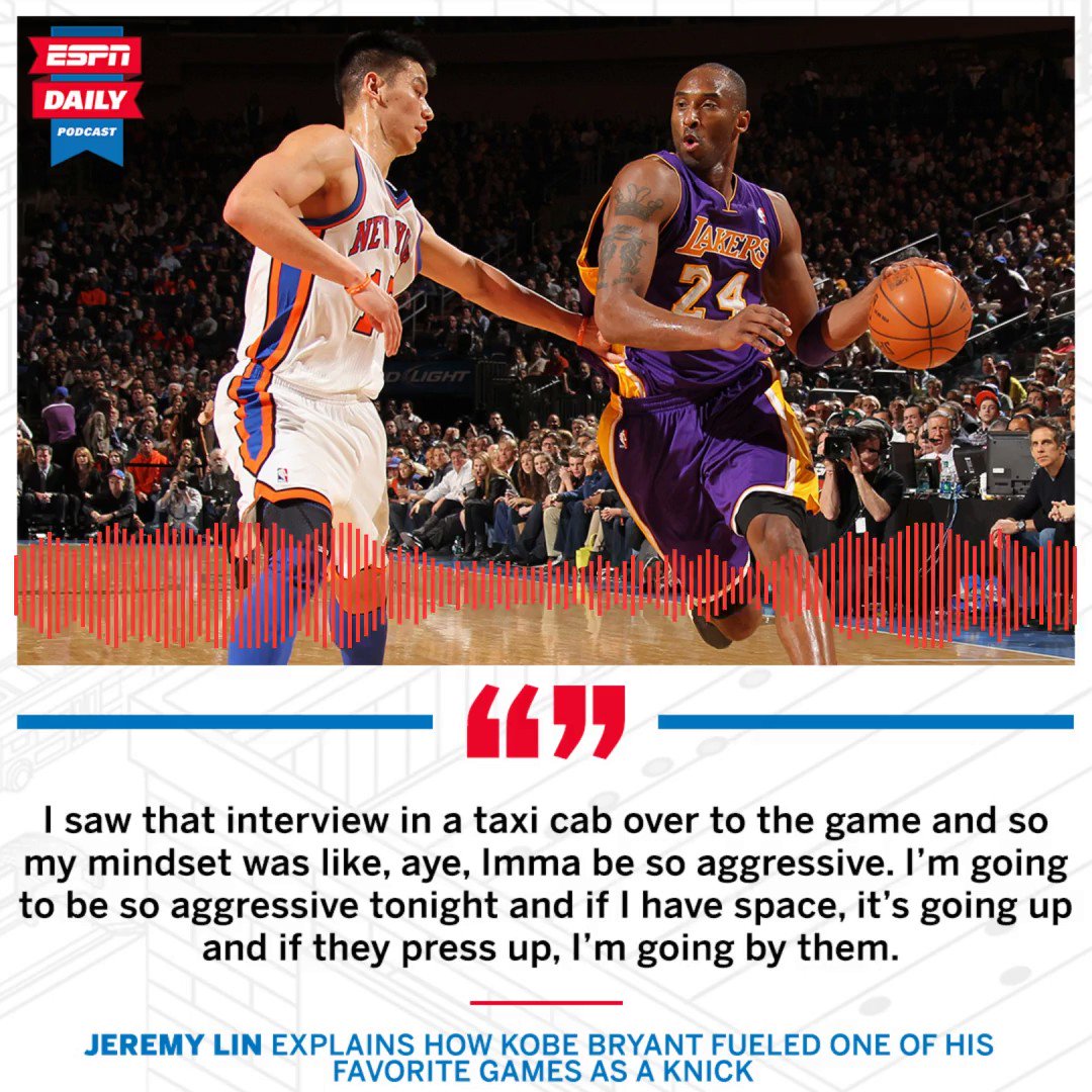 On #ESPNDaily:
🚨 The Jeremy Lin Episode. 🚨
A uniquely introspective @JLin7 opens up about Linsanity, the meaning of confidence, China, and why and how he’s a better player, right now, as he attempts a comeback in the NBA.
🎧: https://t.co/TVYn0wx8Va https://t.co/bseA27IYkh
