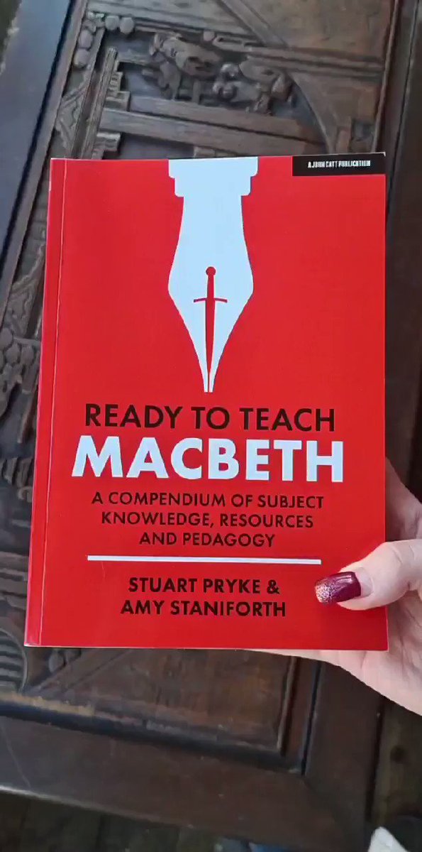 JLM0696 🦒💛 (@JLM0696) on Twitter photo 25/11/2020 16:36:49 Finally ready to feel confident teaching Macbeth @SPryke2 🎭📕 Finally ready to feel confident teaching Macbeth @SPryke2 🎭📕