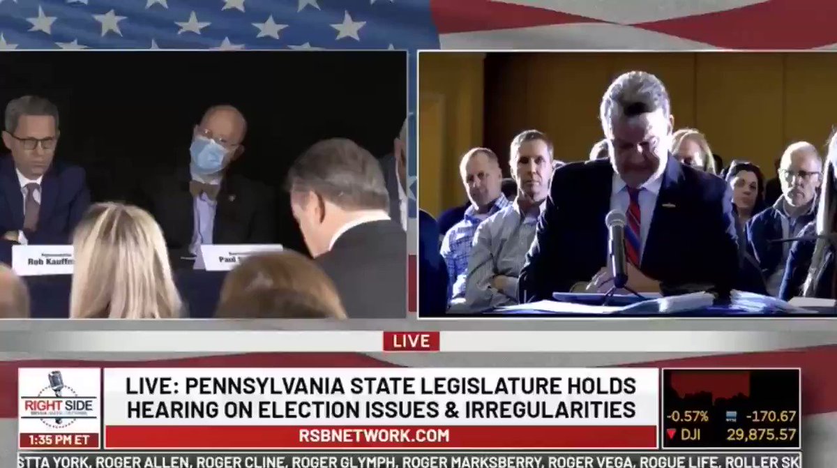 Witness: "All chain of custody laws are gone in Delaware County."
2/ https://t.co/aDJXbQINlZ