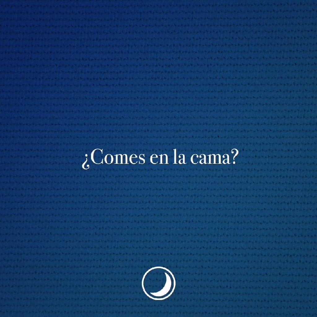 Me siento raro cuando me usas como mesa. No comas en la cama.
#RESTONIC #Salud #Colchón #Tips https://t.co/wnEoKw0sLr