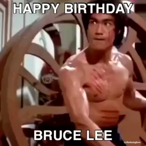 Happy Birthday Bruce Lee! 
He would have been 80 today! 