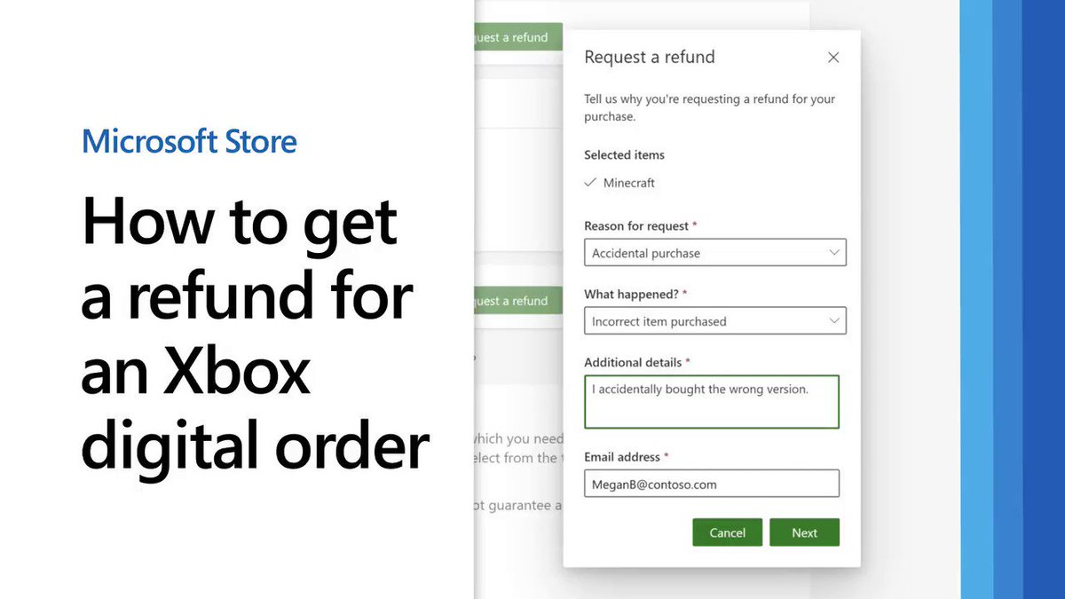 Инструкция от Xbox Support как вернуть деньги за игру в Microsoft Store