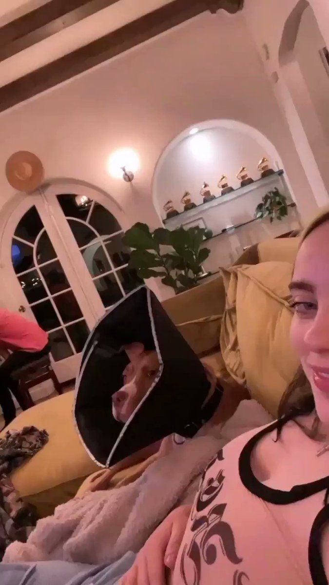 Billie eilish slapping her tit