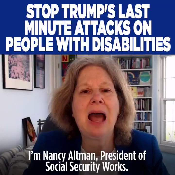 As he leaves office, Donald Trump is finalizing cruel rules to create barriers for disabled people to receive Social Security, and to endanger the Social Security benefits of disabled people.
@SSWorks and I are sounding the alarm to shine a light on this.
https://t.co/U6XBIwRyIm