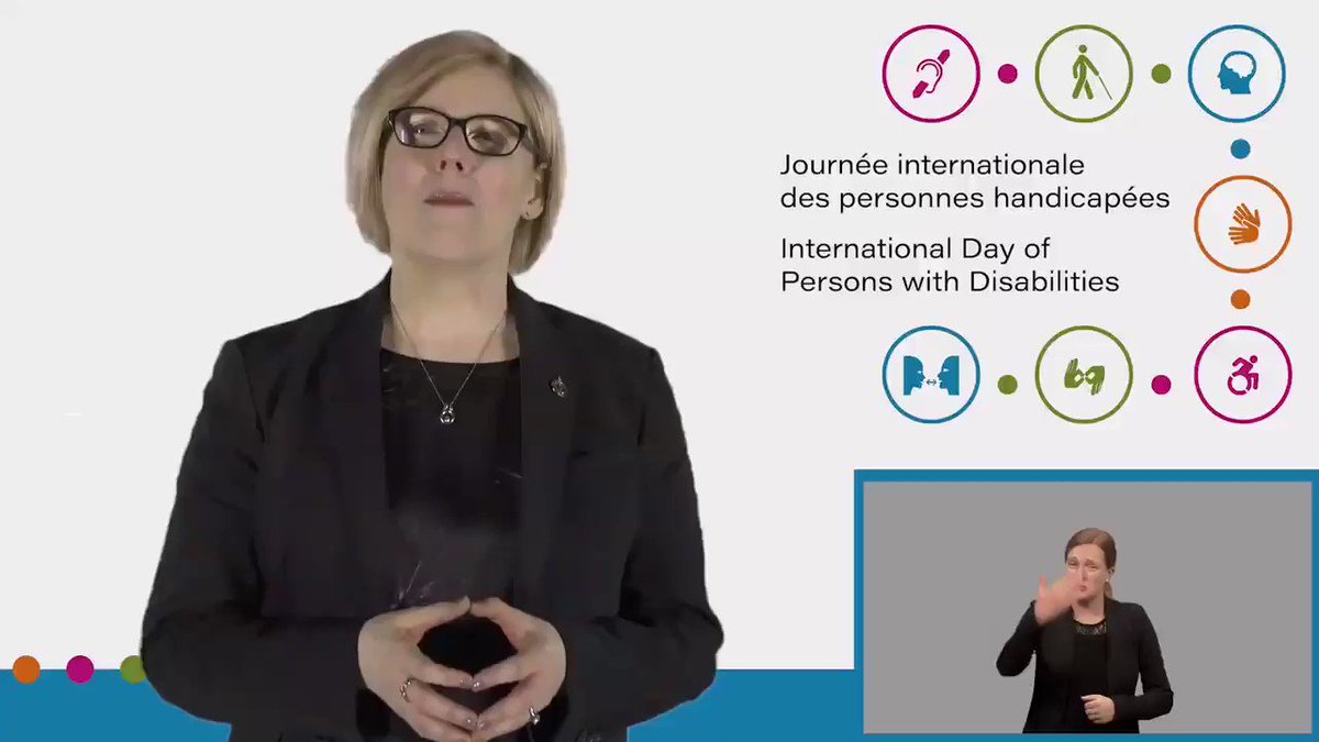 C’est la Journée international des personnes handicapées des Nations Unies! Nous nous joignons aux pays du monde entier pour célébrer les importantes contributions et réussites des personnes en situation de handicap. #CanadaAccessible #JIPH2020 https://t.co/8F7GYCgn1r