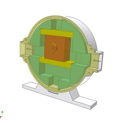 Pump With Rotating Square Piston