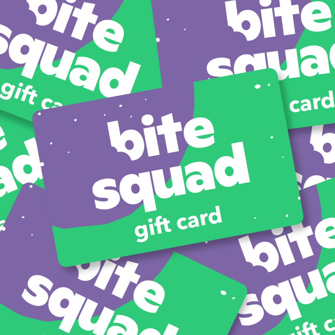 Bite Squad Gift Card In Store Give the gift of a warm