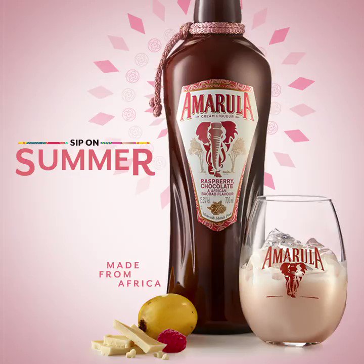 sip of Amarula hint summer. this fruit Amarula indulgent sundowner Raspberry for with Make Chocolate, glass raspberry, a sun-ripened and feeling sweet marula a creamy chocolate, your of \
