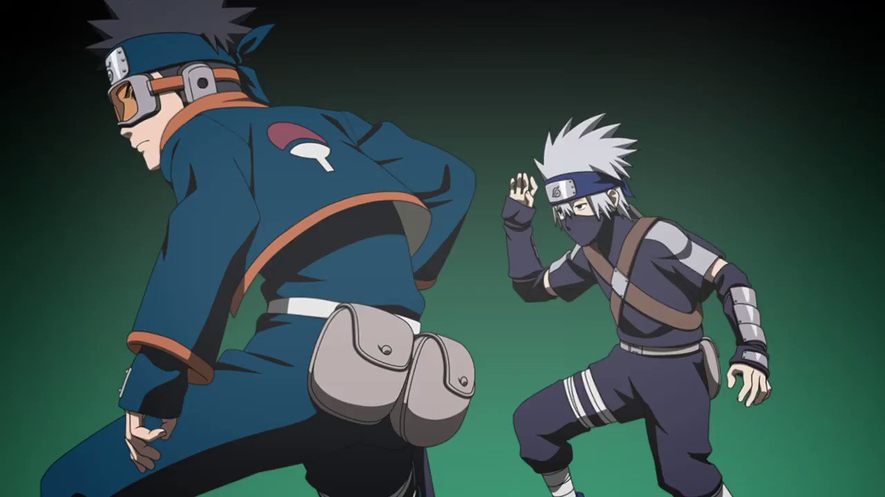 Naruto X Boruto 忍者tribes 新tribeを先行紹介 うちはオビト 少年期 と はたけカカシ 少年期 が放つ友情のtribe 二人の完璧な連携と覚悟のtribeを見逃すな 忍トラ C K S S T P C Bnei 画面は開発中のものになります 映像は覚醒
