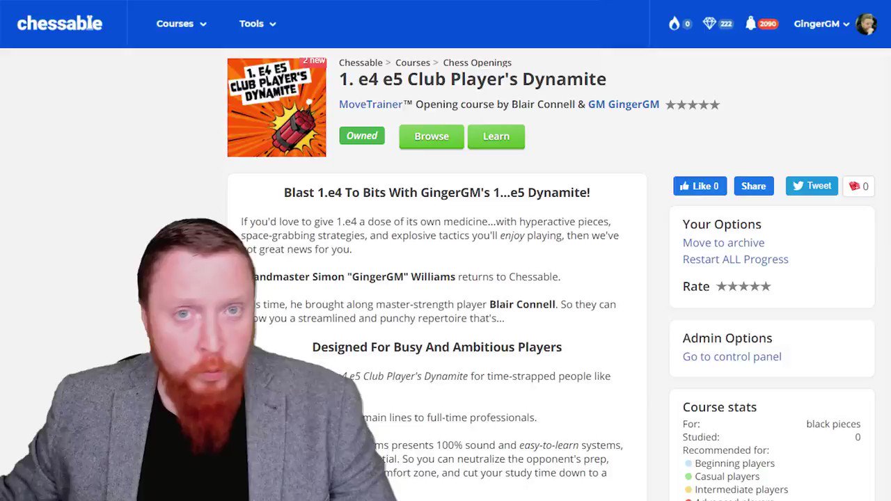 1. e4 e5 Club Player's Dynamite