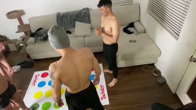 Strip Twister at the SAF house 😂💕 See the full game on our OnlyFans!😘 

https://t.co/7dM8XUzYU6 

https://t