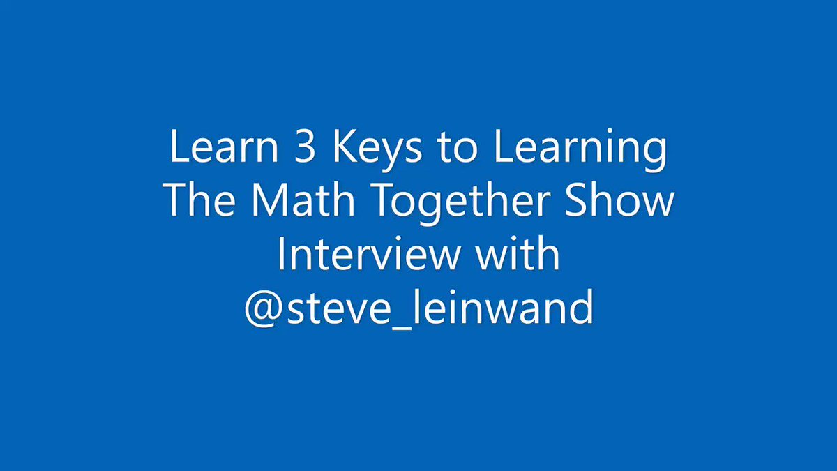 Steve Leinwand Steve Leinwand Twitter