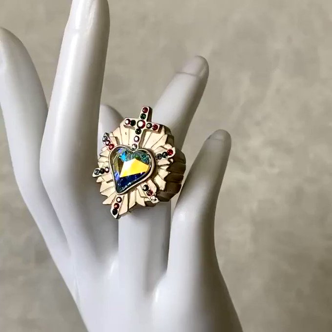 ♡をモチーフしたリング 0707-013 アクセサリー リング アクセサリー
