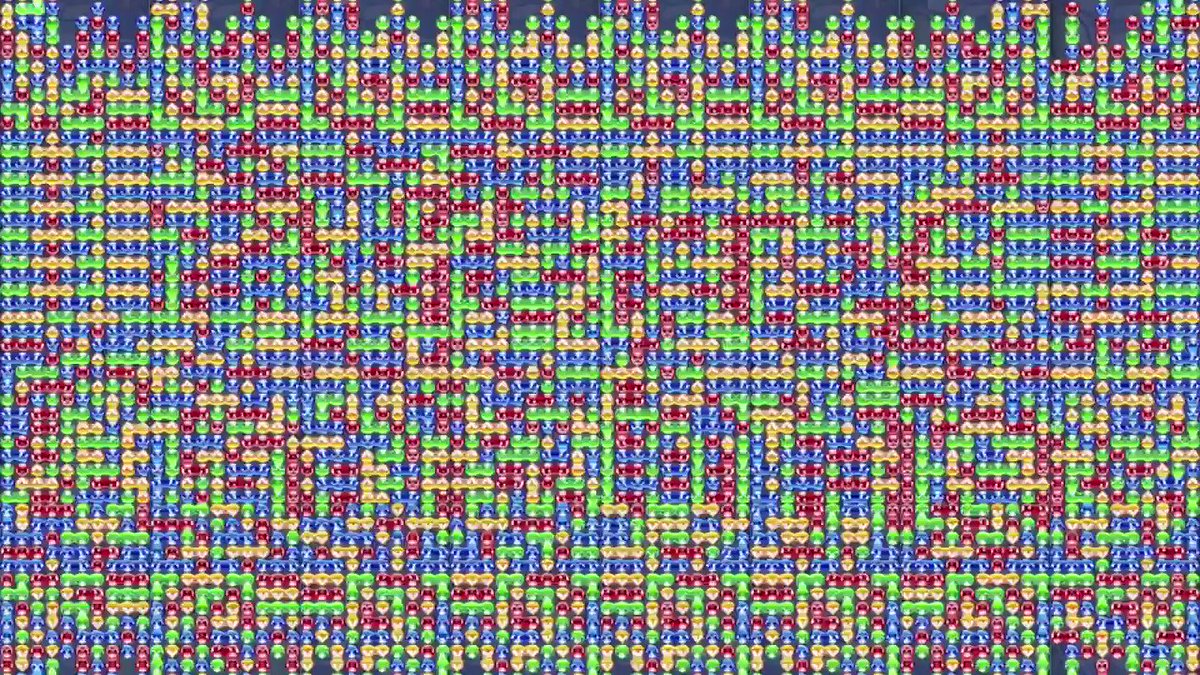 ぷよぷよの連鎖で描いたアニメが神がかり 祝福の言葉がプレゼントのnintendo Switchへ早変わり 1 2 ページ ねとらぼ