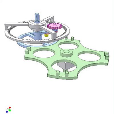 Internal Geneva and Epicyclic Gear Mechanism