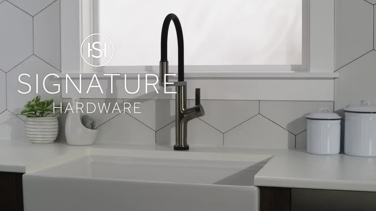 The Fanning Filtration Kitchen Faucet has a sleek, modern design with a dual-function pull-down spray made of solid brass. Easily switch from an aerated stream to filtered drinking water—oh, and it’s corrosion-resistant too. Shop now: https://t.co/JKqcL0XoVP
#kitchendesign #inspo https://t.co/BanqxLVeNm