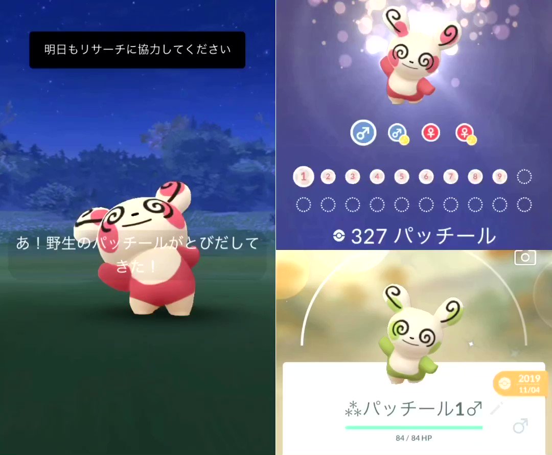 تويتر ポケモンgo攻略 Gamewith على تويتر 今月のパッチールの柄は1番になったようです ポケモンgo
