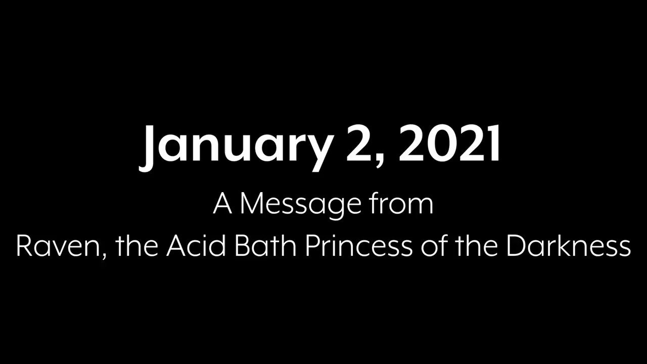 Raven acid bath princess of darkness now
