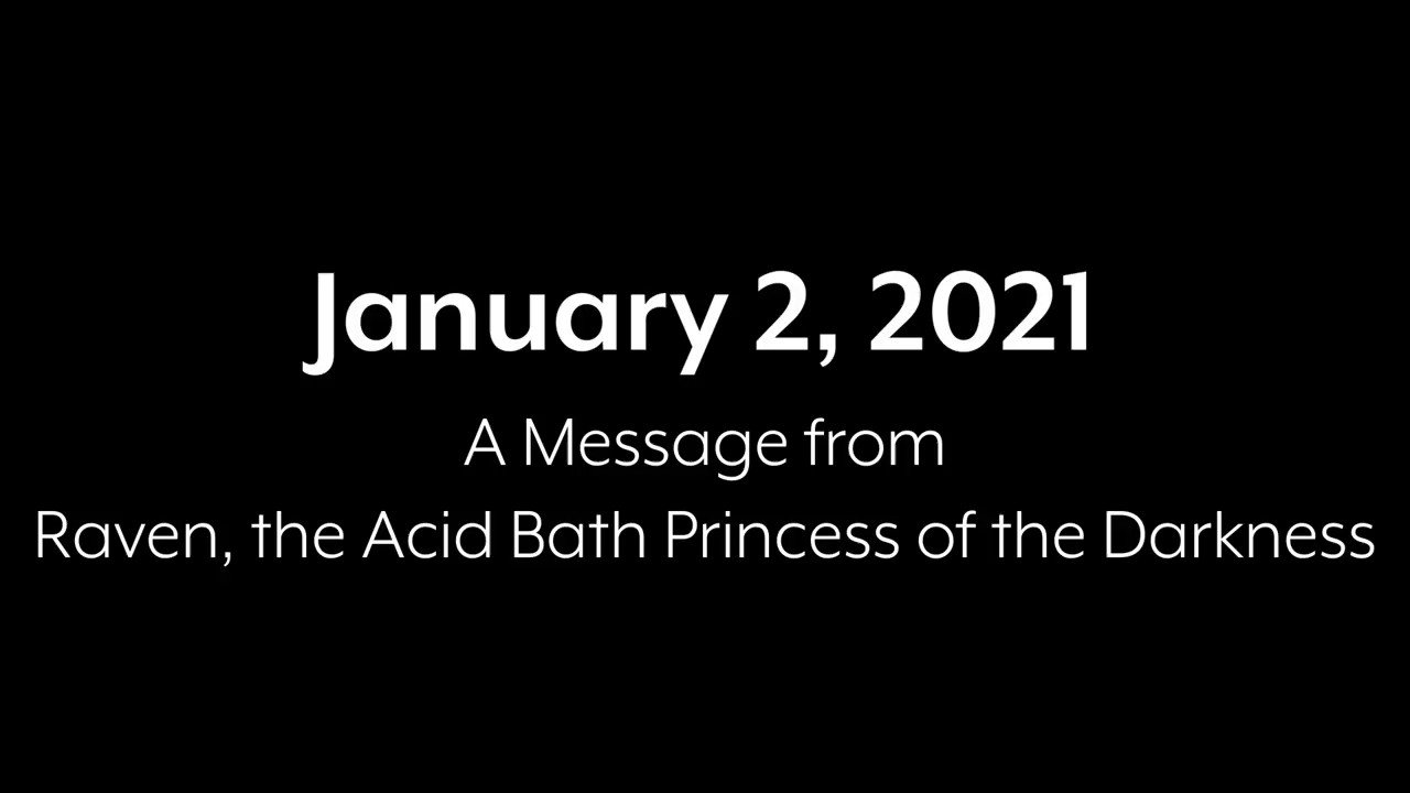 Bath of acid raven now princess darkness Speaking to