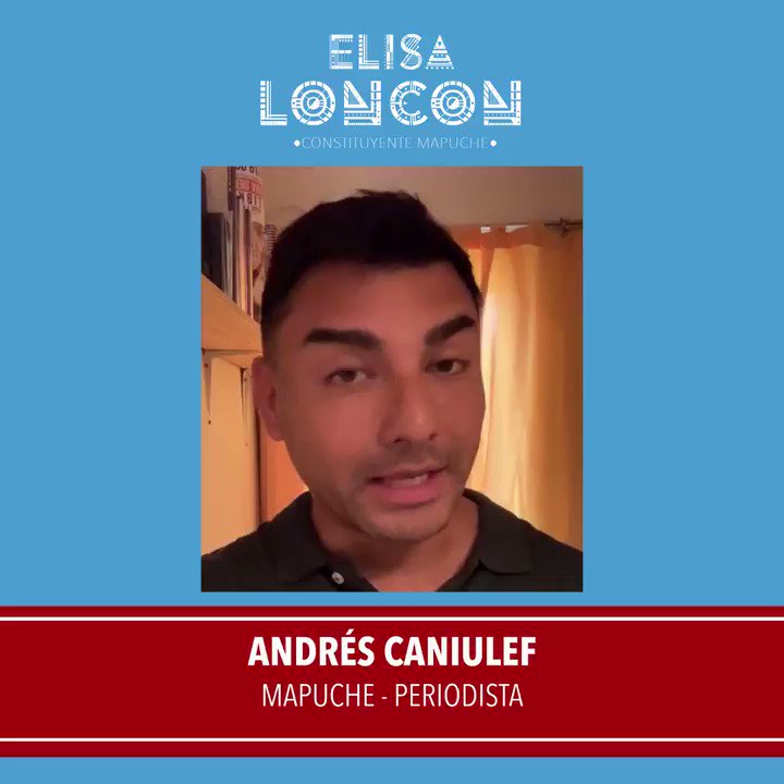 Mañumeyu lamgen @acaniulef por su apoyo a esta candidatura que es plurinacional y colectiva #lonconconstituyente #elisaloncon #nuevaconstitucion #constitucionplurinacional #escañosreservadosindígenas https://t.co/nZm5ENvvTi